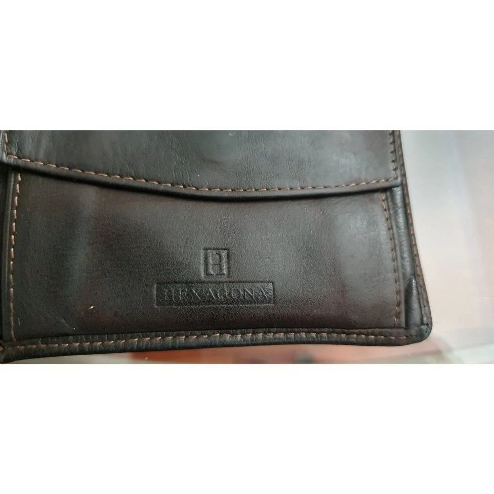 Hexagona Vintage Leather Wallet